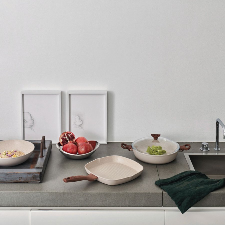 Sambonet Rock 'N' Rose Sauterpande m. L�g 28 cm, Lys Rosa