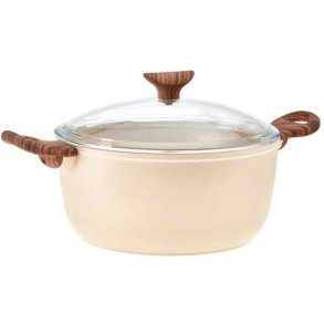 Sambonet Rock 'N' Rose Gryde m. L�g 24 cm/4,5 L, Lys Rosa