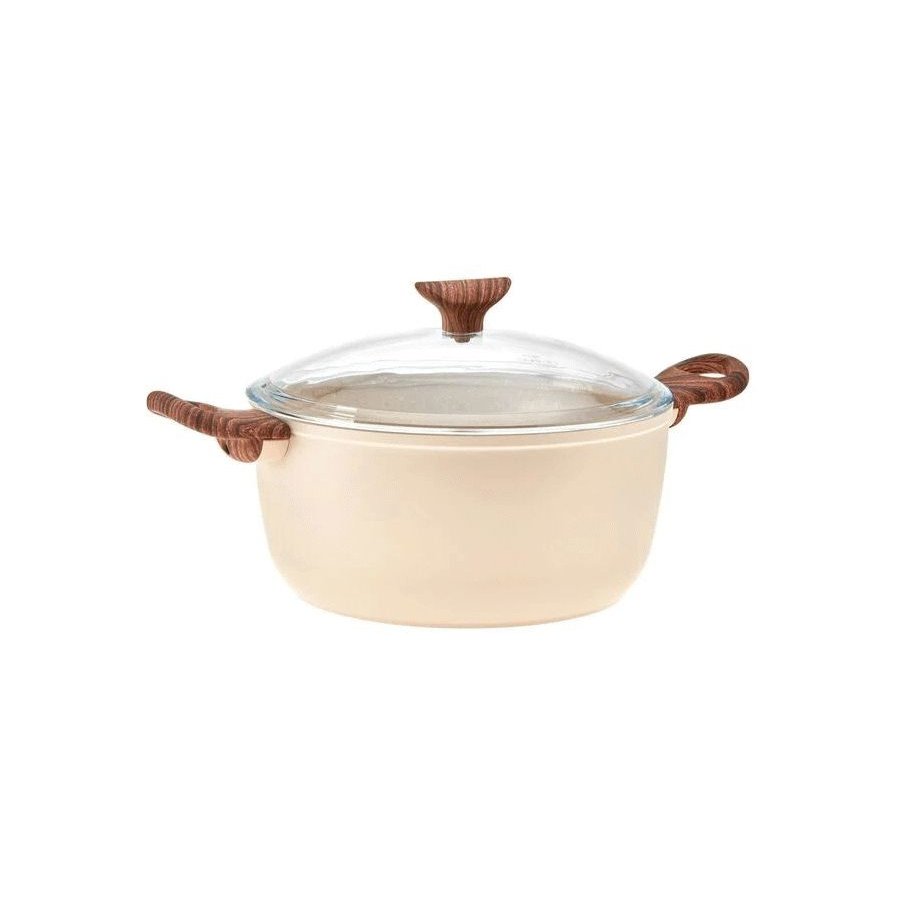 Sambonet Rock 'N' Rose Gryde m. L�g 24 cm/4,5 L, Lys Rosa