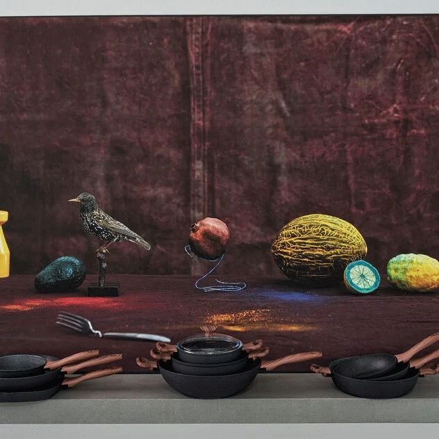 Sambonet Rock 'N' Rose Grillpfanne 28x28 cm, Schwarz