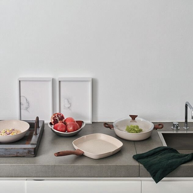 Sambonet Rock 'N' Rose Grillpfanne 28x28 cm, Hellrosa