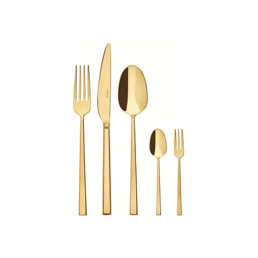 Sambonet Rock Besteckset 60-teilig, Gold