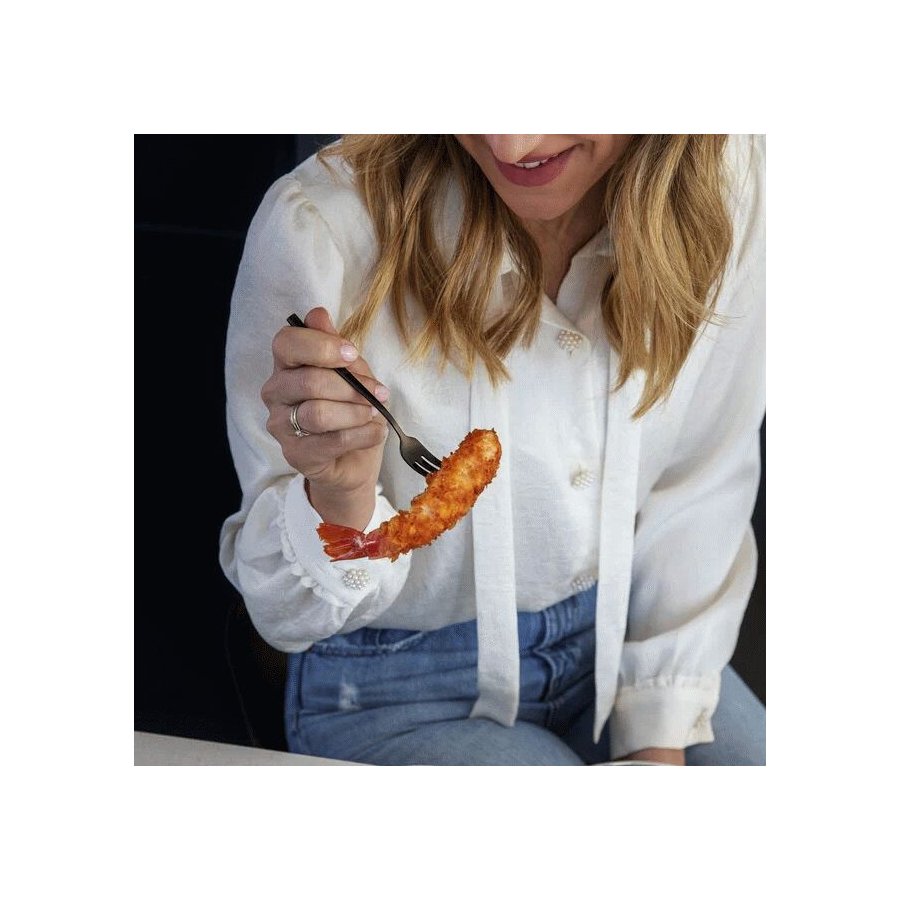 Sambonet Rock Kuchengabel 6er Set, Schwarz