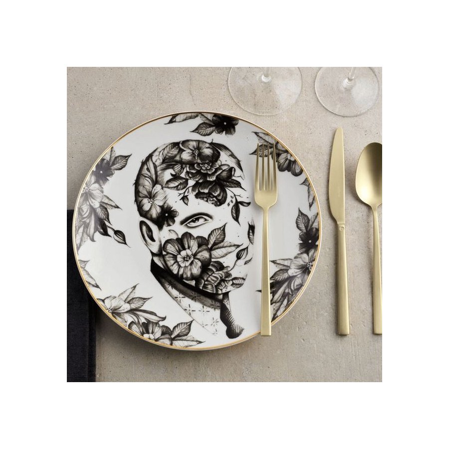 Sambonet Rock Kuchengabel 6er Set, Champagne