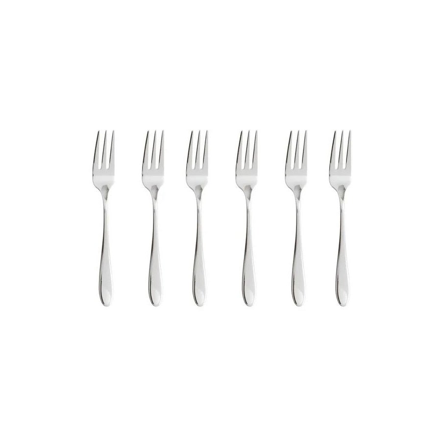 Sambonet Velvet Kuchengabel 6er Set, Edelstahl