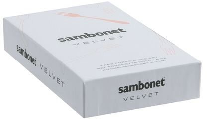 Sambonet Velvet Kuchengabel 6er Set, Edelstahl