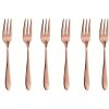 Sambonet Velvet Kagegaffel 6 stk, Kobber