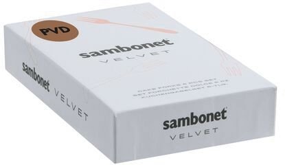 Sambonet Velvet Kuchengabel 6er Set, Kupfer