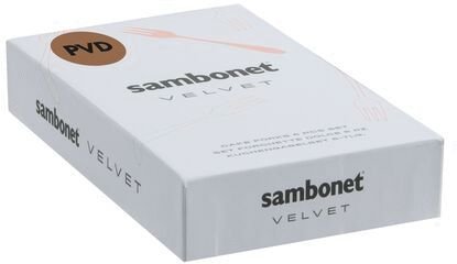 Sambonet Velvet Kuchengabel 6er Set, Champagne
