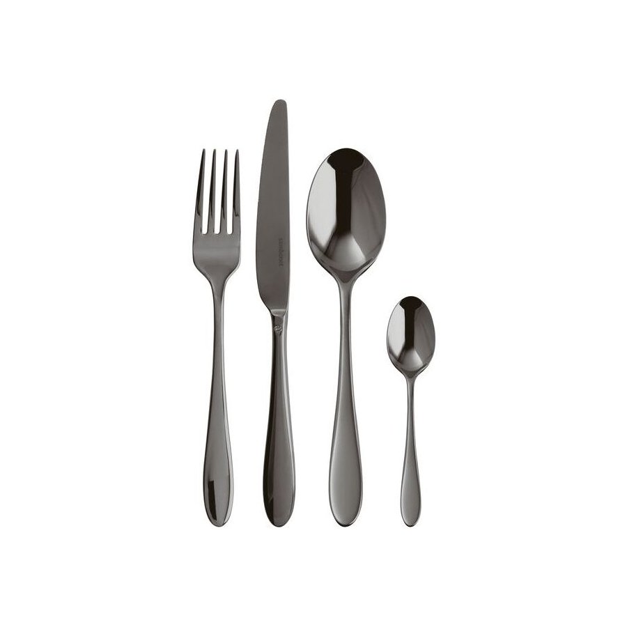 Sambonet Velvet Besteckset 24-teilig, Schwarz