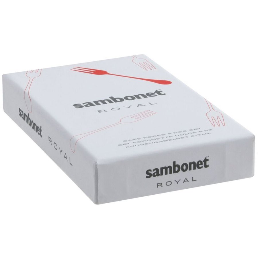 Sambonet Royal Kuchengabel 6er Set, Edelstahl