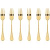 Sambonet Royal Kagegaffel 6 stk, Guld