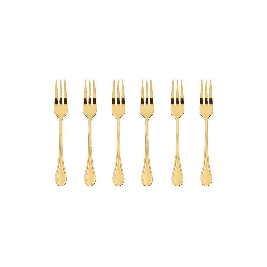 Sambonet Royal Kuchengabel 6er Set, Gold