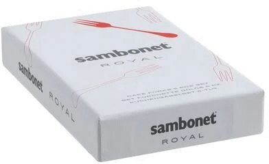 Sambonet Royal Kuchengabel 6er Set, Champagne