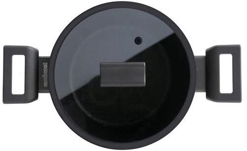 Sambonet Titan Pro Double Induction Gryde m. L�g 20 cm/3,1 L, Sort