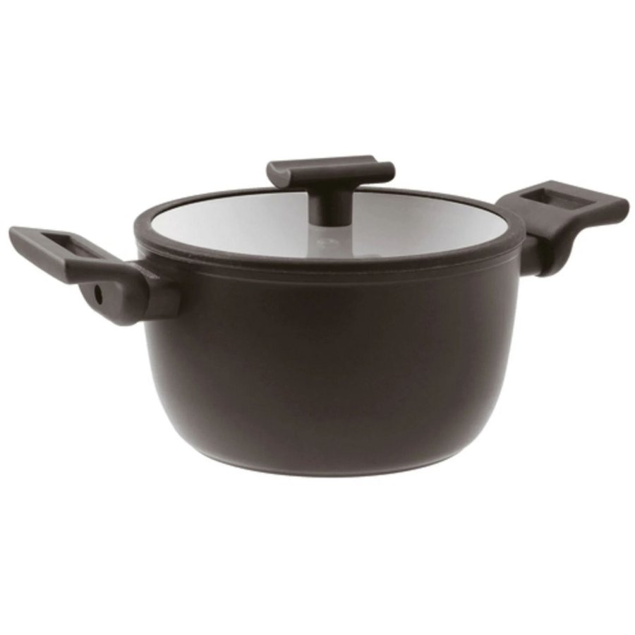 Sambonet Titan Pro Double Induction Gryde m. L�g 24 cm/5,5 L, Sort