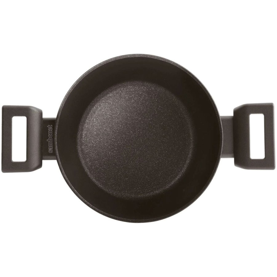 Sambonet Titan Pro Double Induction Gryde m. L�g 24 cm/5,5 L, Sort