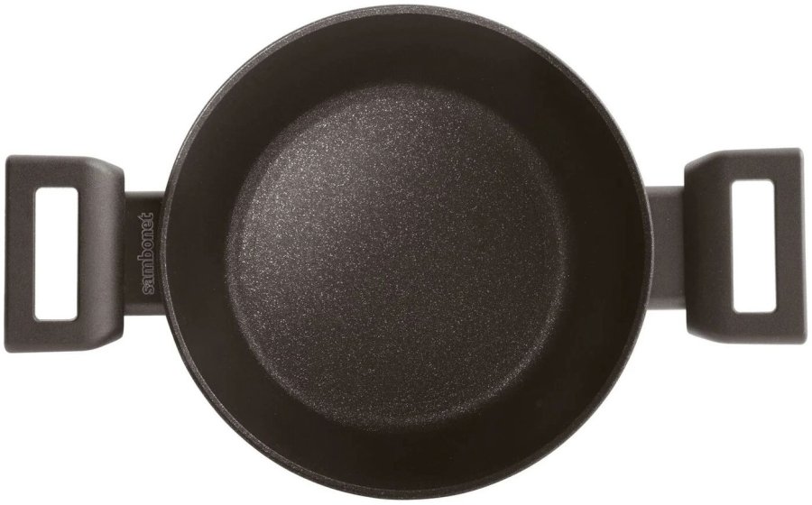 Sambonet Titan Pro Double Induction Gryde m. L�g 24 cm/5,5 L, Sort