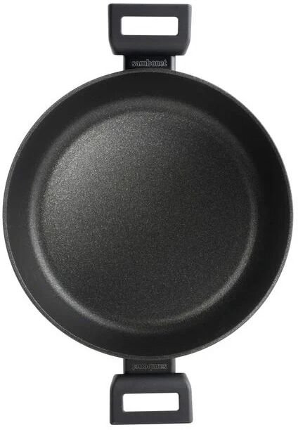 Sambonet Titan Pro Double Induction Sautergryde m. L�g 28 cm/4 L, Sort