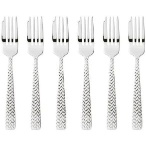 Sambonet Cortina Kuchengabel 6er Set, Edelstahl