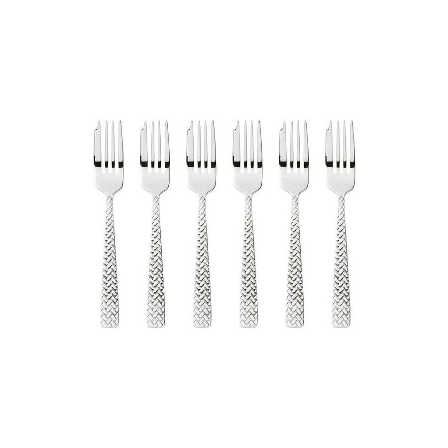 Sambonet Cortina Kuchengabel 6er Set, Edelstahl