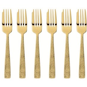 Sambonet Siena Kuchengabel 6er Set, Gold