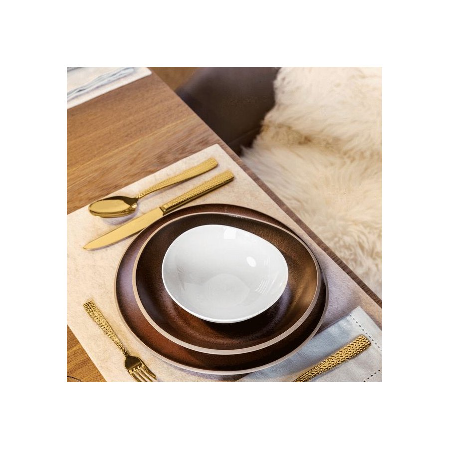 Sambonet Cortina Kuchengabel 6er Set, Gold