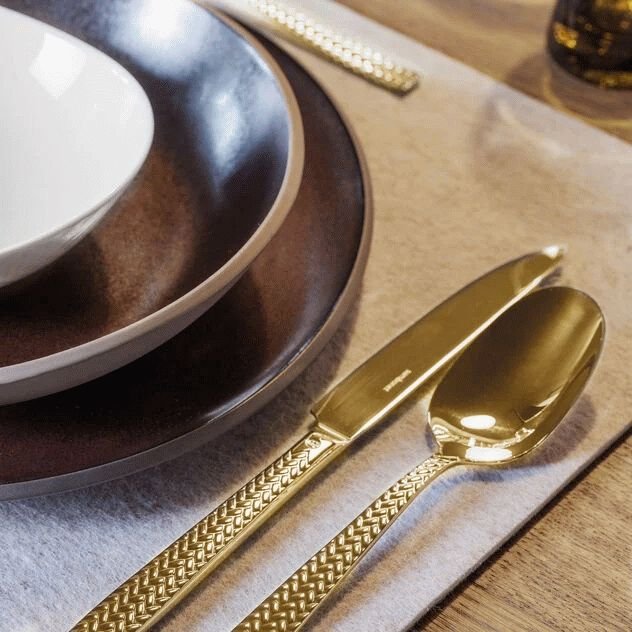 Sambonet Cortina Besteckset 24-teilig, Gold
