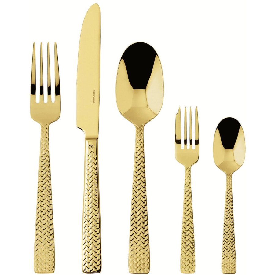 Sambonet Cortina Besteckset 30-teilig, Gold