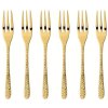 Sambonet Venezia Kagegaffel 6 stk, Guld