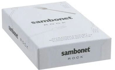 Sambonet Rock Kuchengabel 6er Set, Diamond