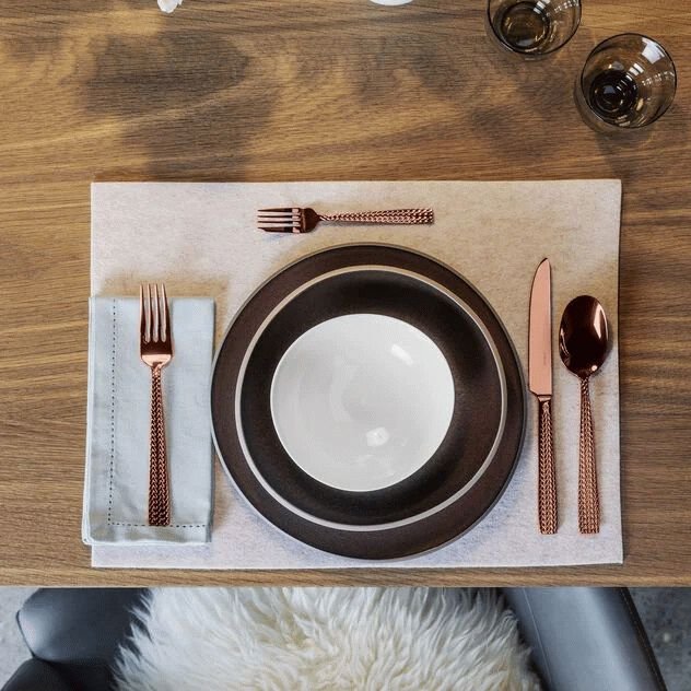 Sambonet Cortina Besteckset 24-teilig, Kupfer