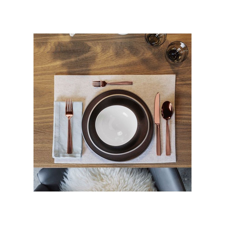 Sambonet Cortina Kuchengabel 6er Set, Kupfer