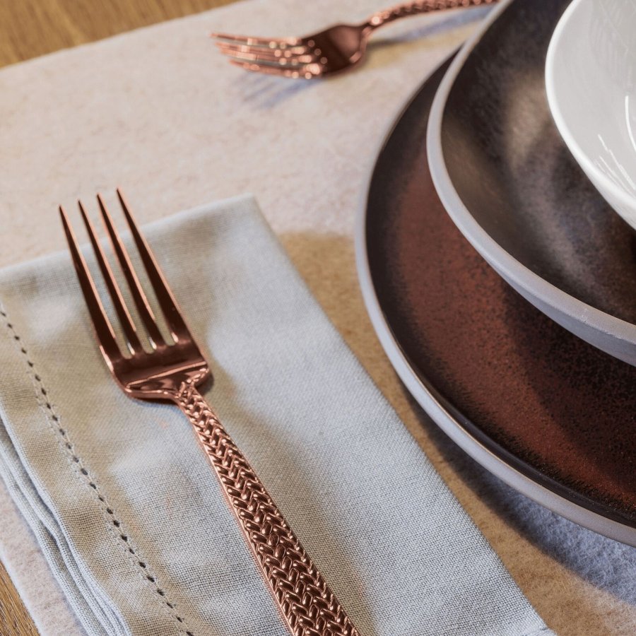 Sambonet Cortina Besteckset 30-teilig, Kupfer