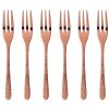 Sambonet Venezia Kagegaffel 6 stk, Kobber
