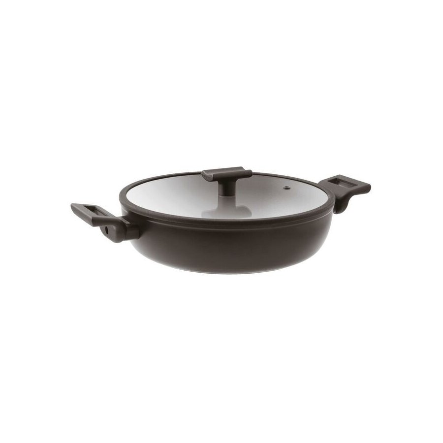 Sambonet Titan Pro Double Induction Sautergryde m. L�g 24 cm/2,7 L, Sort