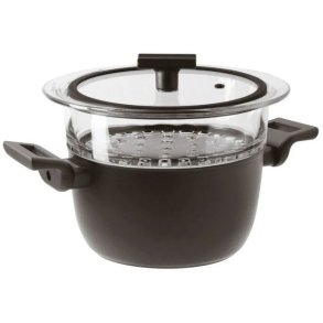 Sambonet Titan Pro Double Induction Dampgryde 20 cm, Sort