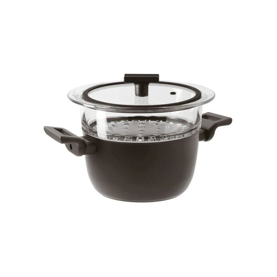 Sambonet Titan Pro Double Induction Dampgryde 20 cm, Sort