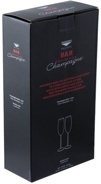 Paderno Fl&ucirc;te Champagneglas 2 stk. 27 cl, Guld
