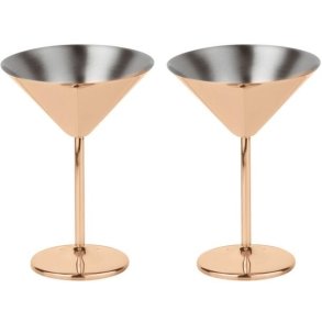 Paderno Martiniglas 2 stk. 20 cl, Kobber