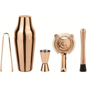 Paderno Parisian Shaker 5 Dele, Kopper