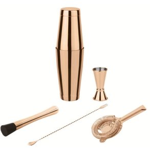 Paderno Boston Shaker 5 Dele, Kobber