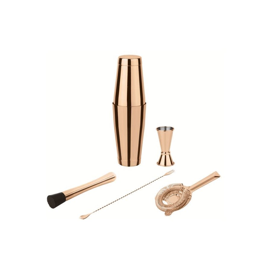 Paderno Boston Shaker 5 Dele, Kobber