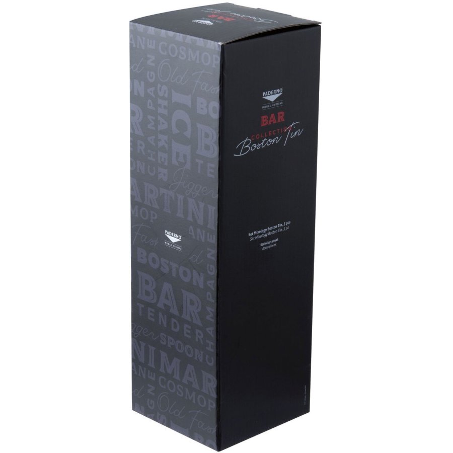 Paderno Boston Shaker 5 Dele, Guld