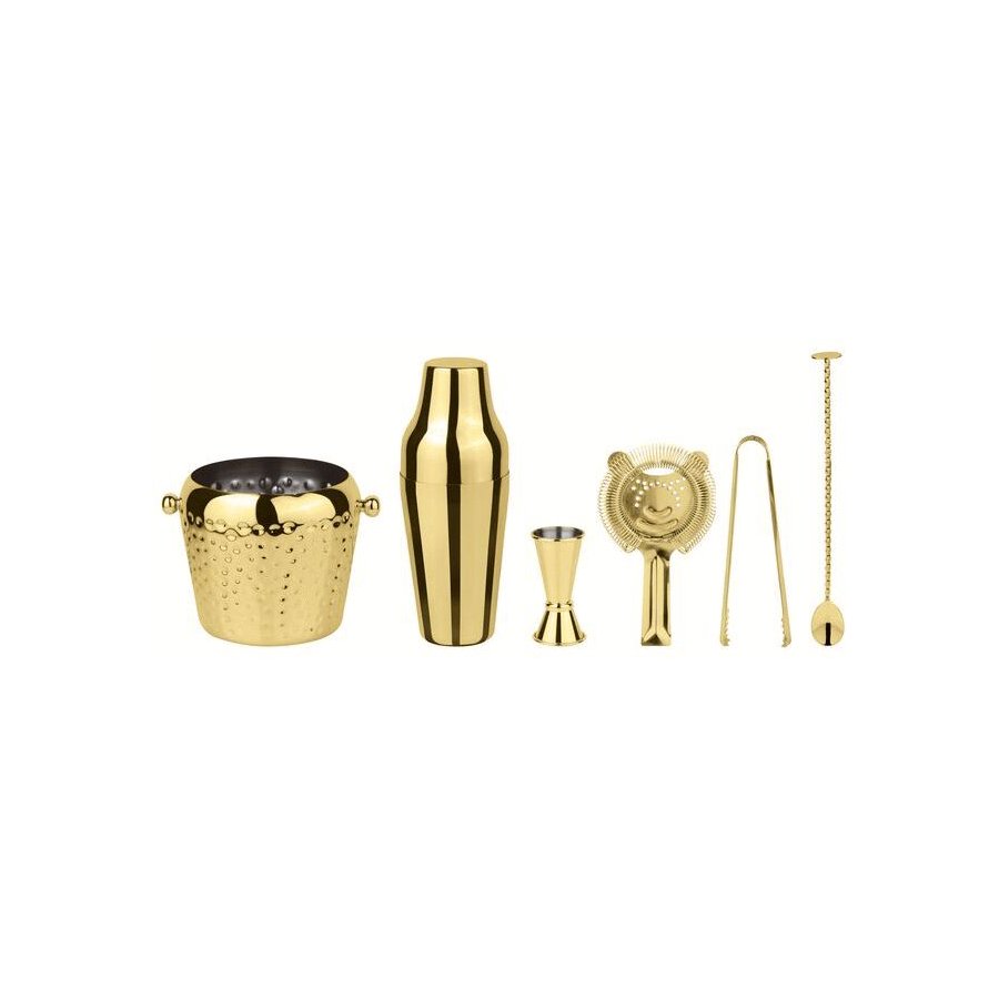 Paderno Parisian Ice Shaker 6 Dele, Guld