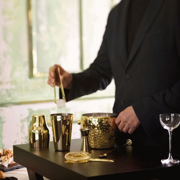 Paderno Parisian Ice Shaker 6 Dele, Guld