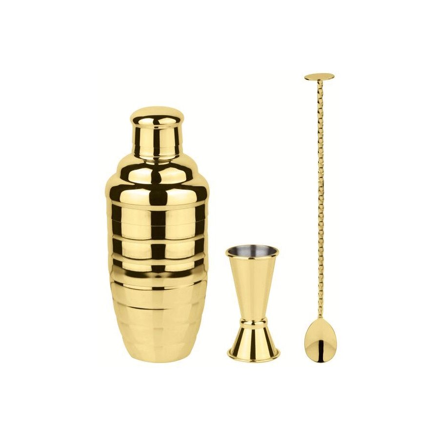 Paderno Bombay Shaker 3 Dele, Guld