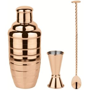 Paderno Bombay Shaker 3 Dele, Kobber