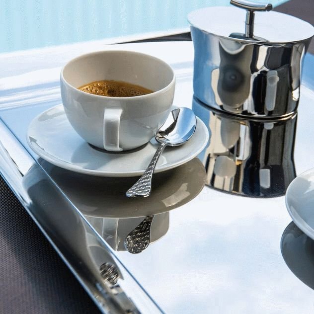 Sambonet Taormina Espressol&ouml;ffel 6er Set, Edelstahl