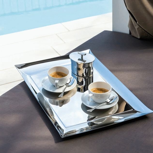 Sambonet Taormina Espressol&ouml;ffel 6er Set, Edelstahl